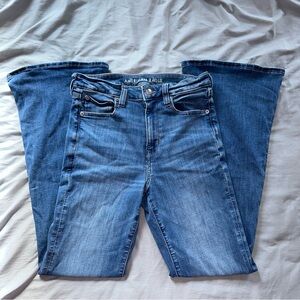 American Eagle, High Waisted, Flare Jeans, Size 6 Regular Length